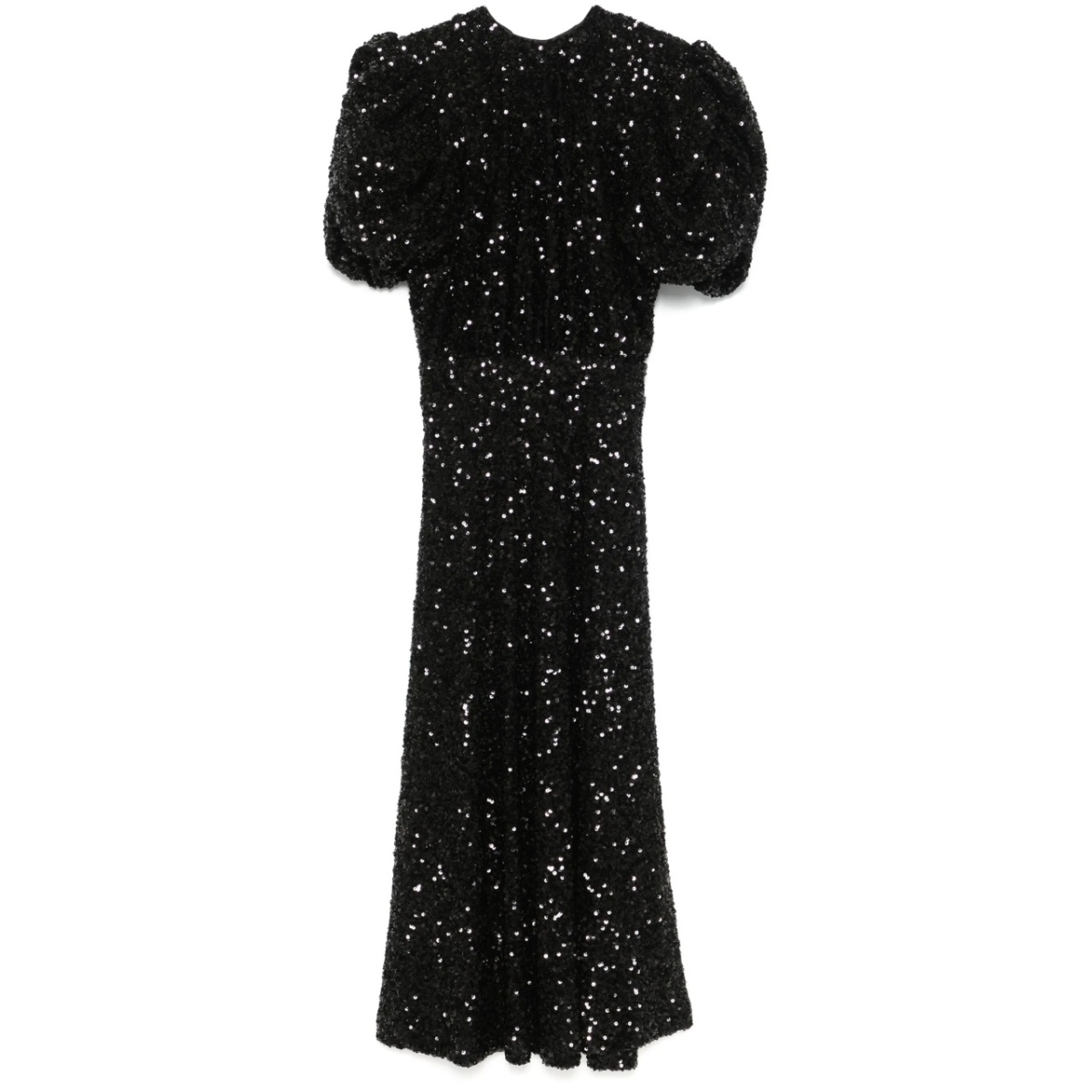 sequinned midi dress