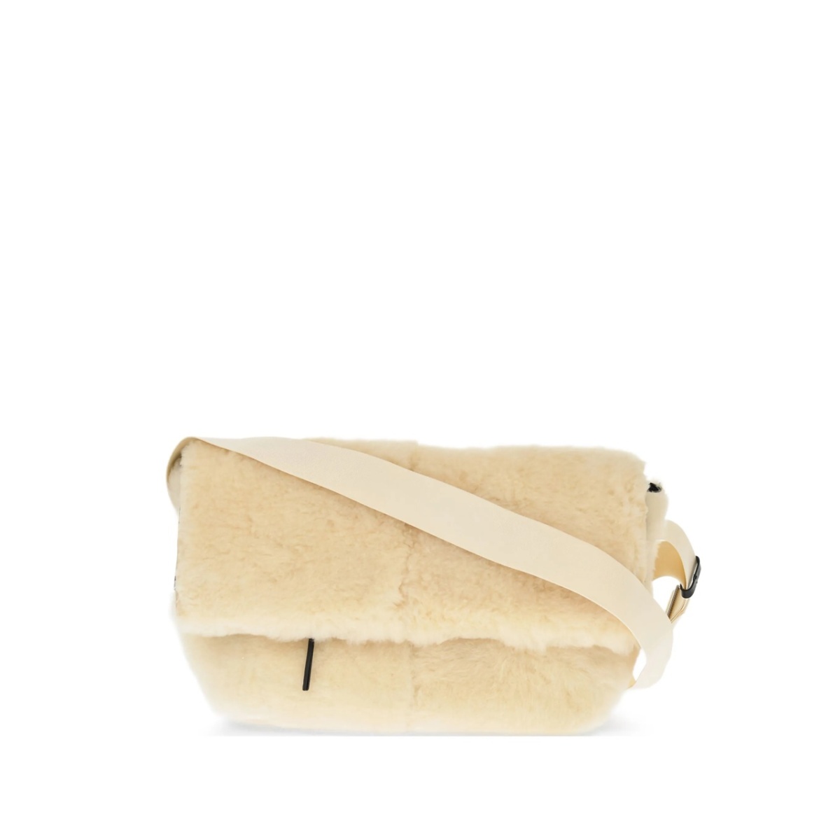 shearling crossbody bag