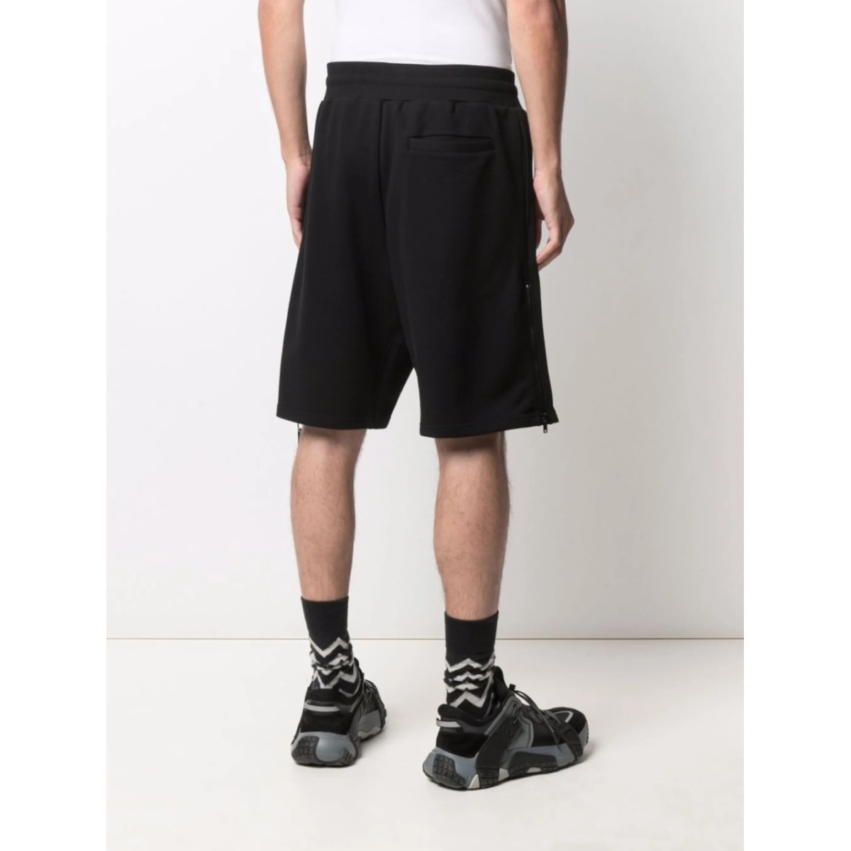 side-zip detail track shorts - Img 4