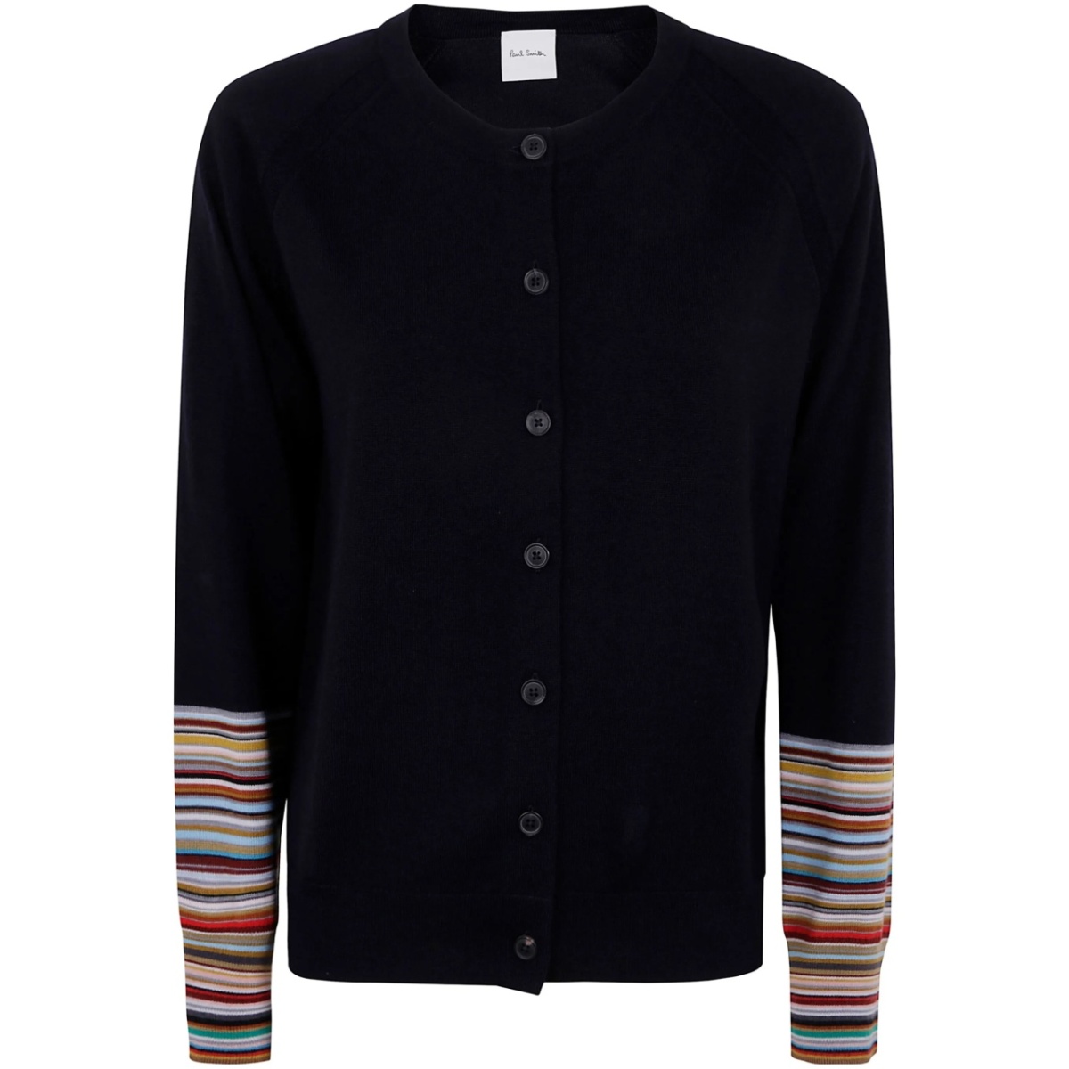 Signature-stripe cardigan