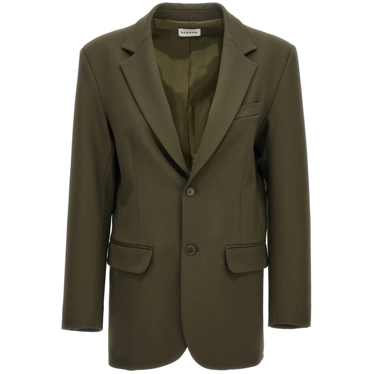 single-breasted blazer