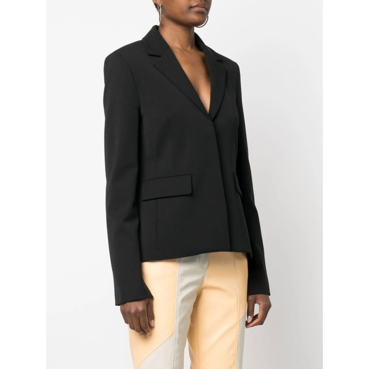 single-breasted blazer - Img 3