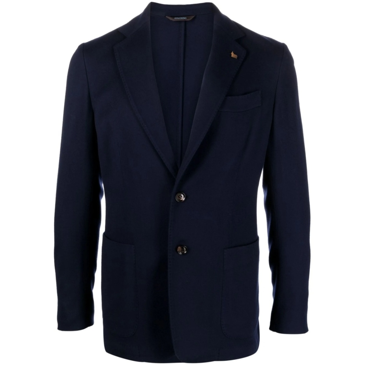 single-breasted wool blazer