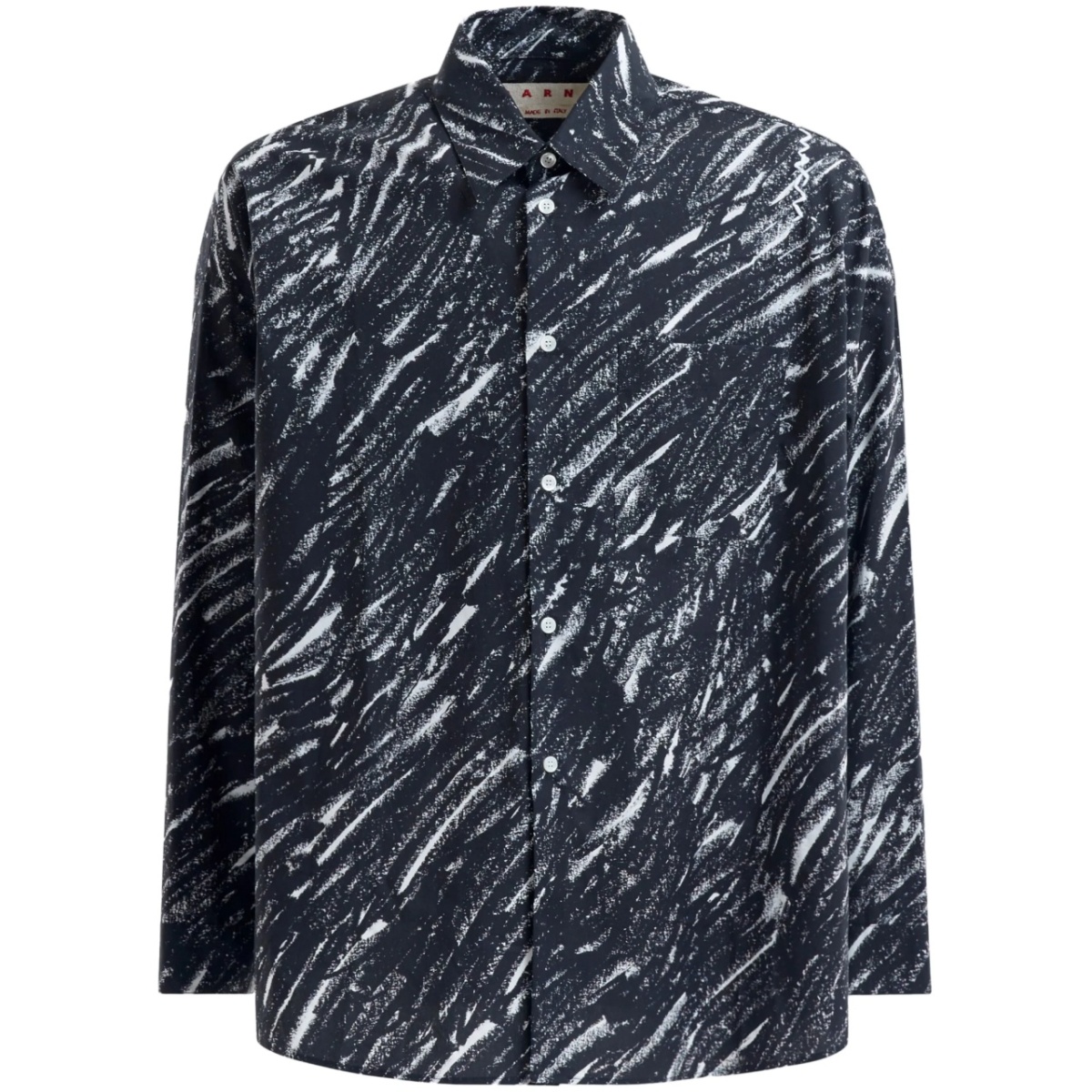 sketch-style print shirt