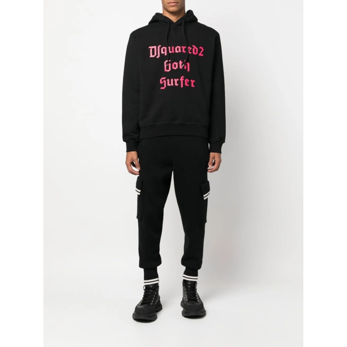 slogan-print hoodie - Img 2