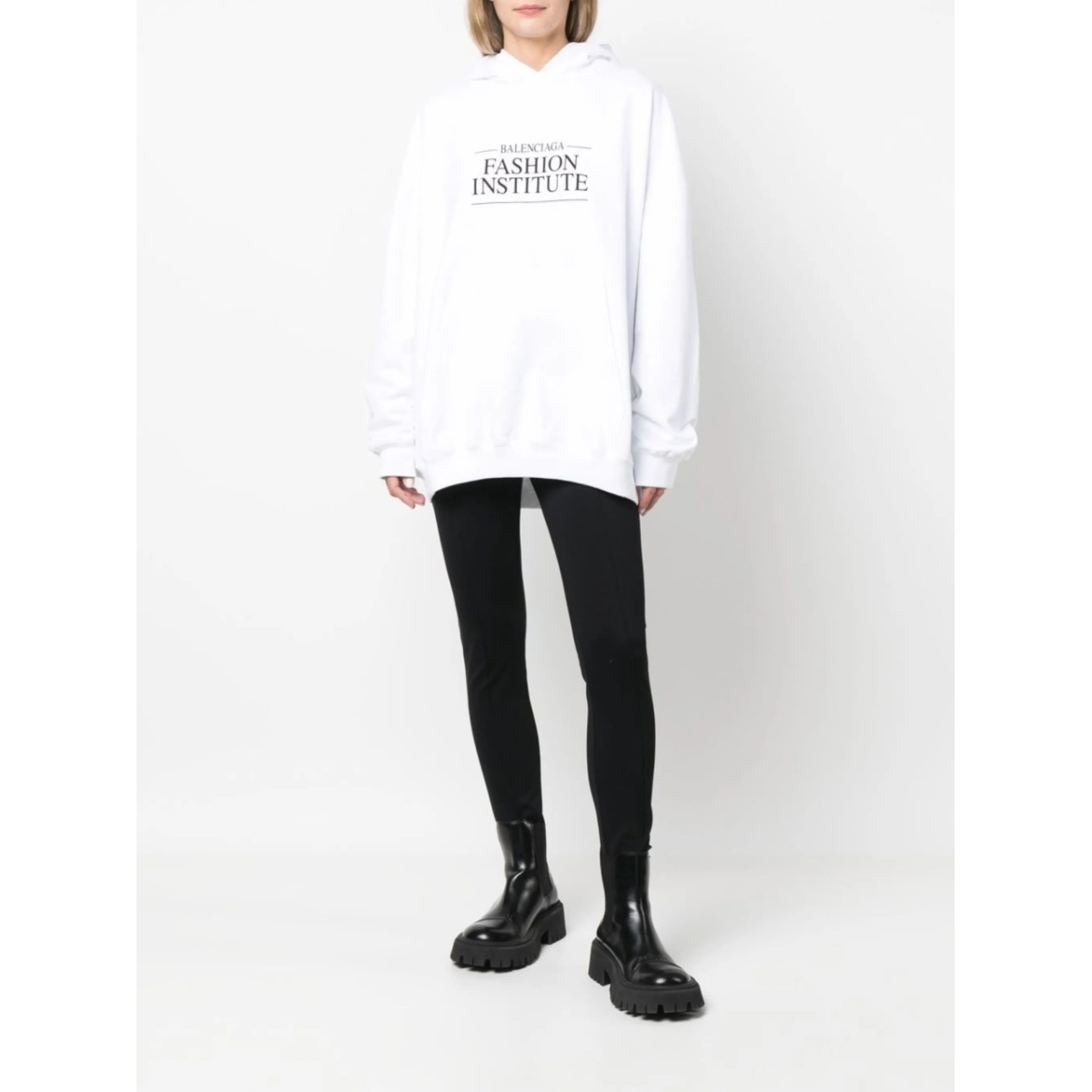 slogan-print hoodie - Img 2