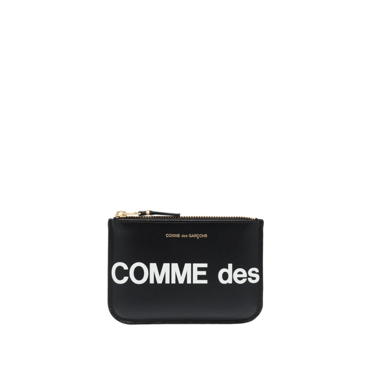 small logo-print pouch
