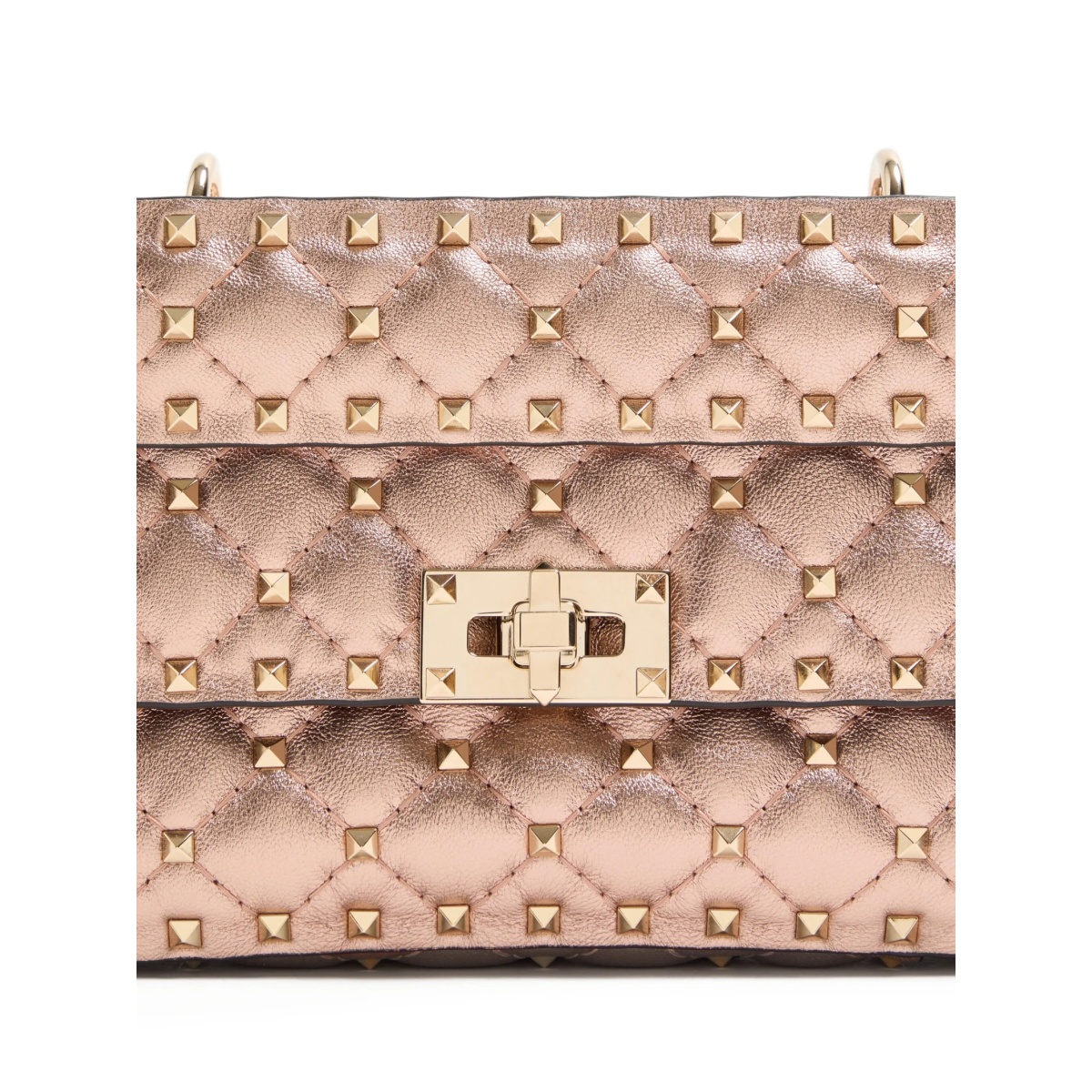 small Rockstud Spike quilted cross body bag - Img 5