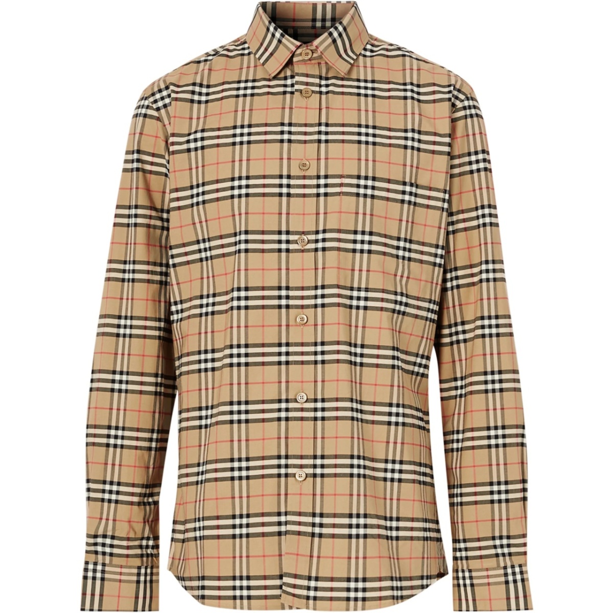 small scale check shirt