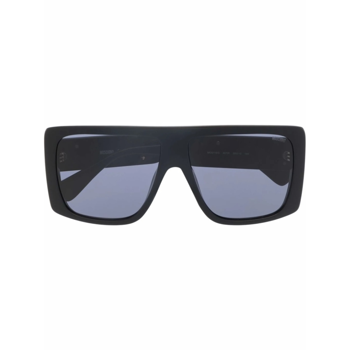 square-frame logo sunglasses