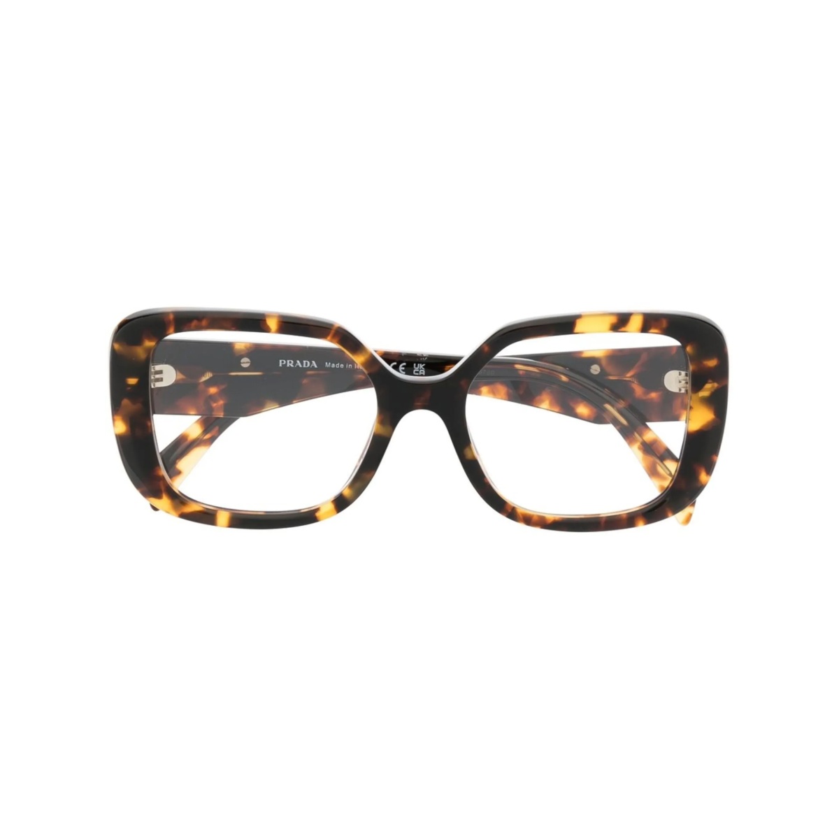 square frame tortoiseshell glasses