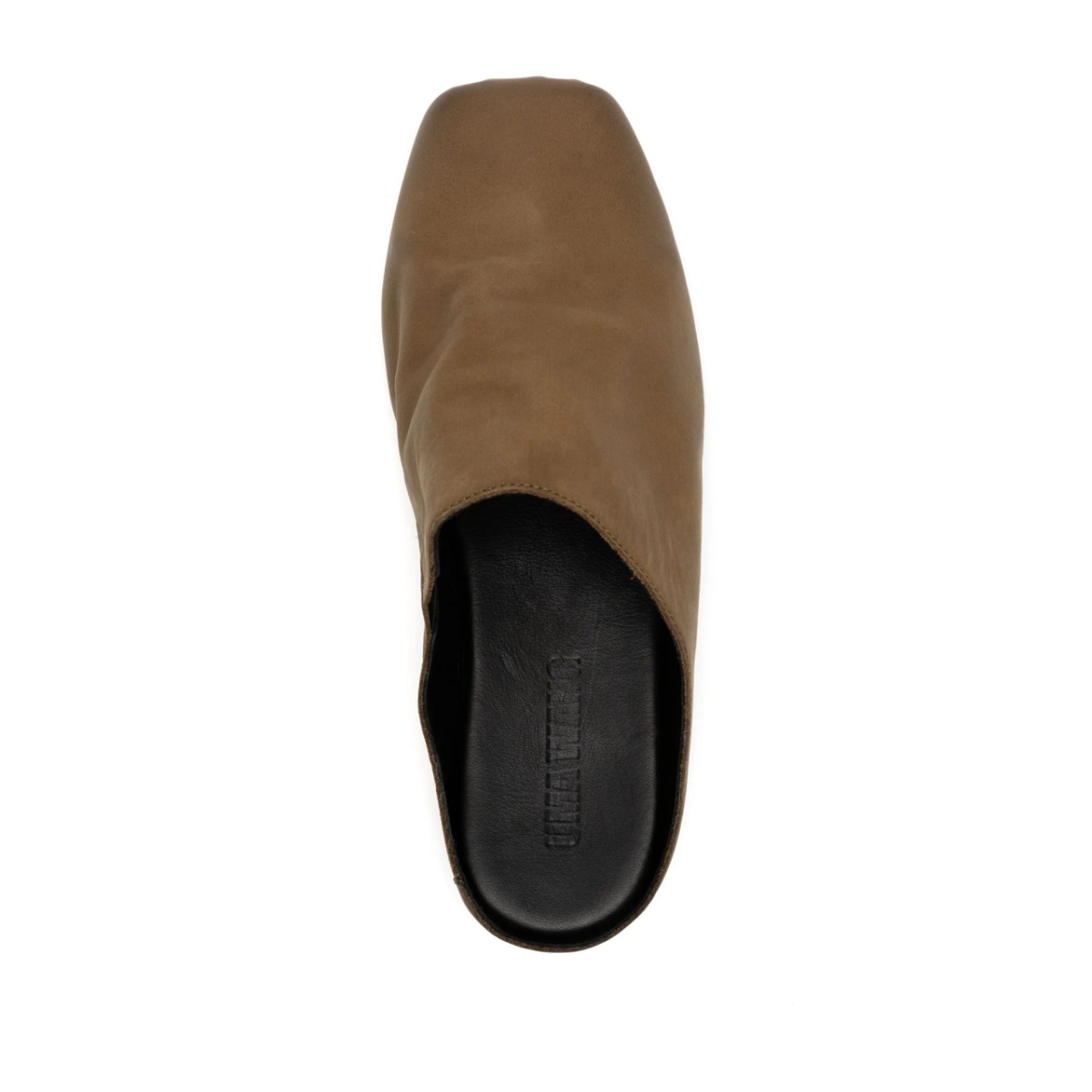 square-toe leather mules - Img 4