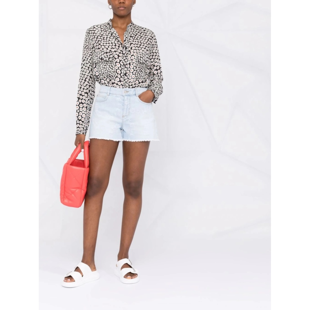Stella Logo denim shorts - Img 2