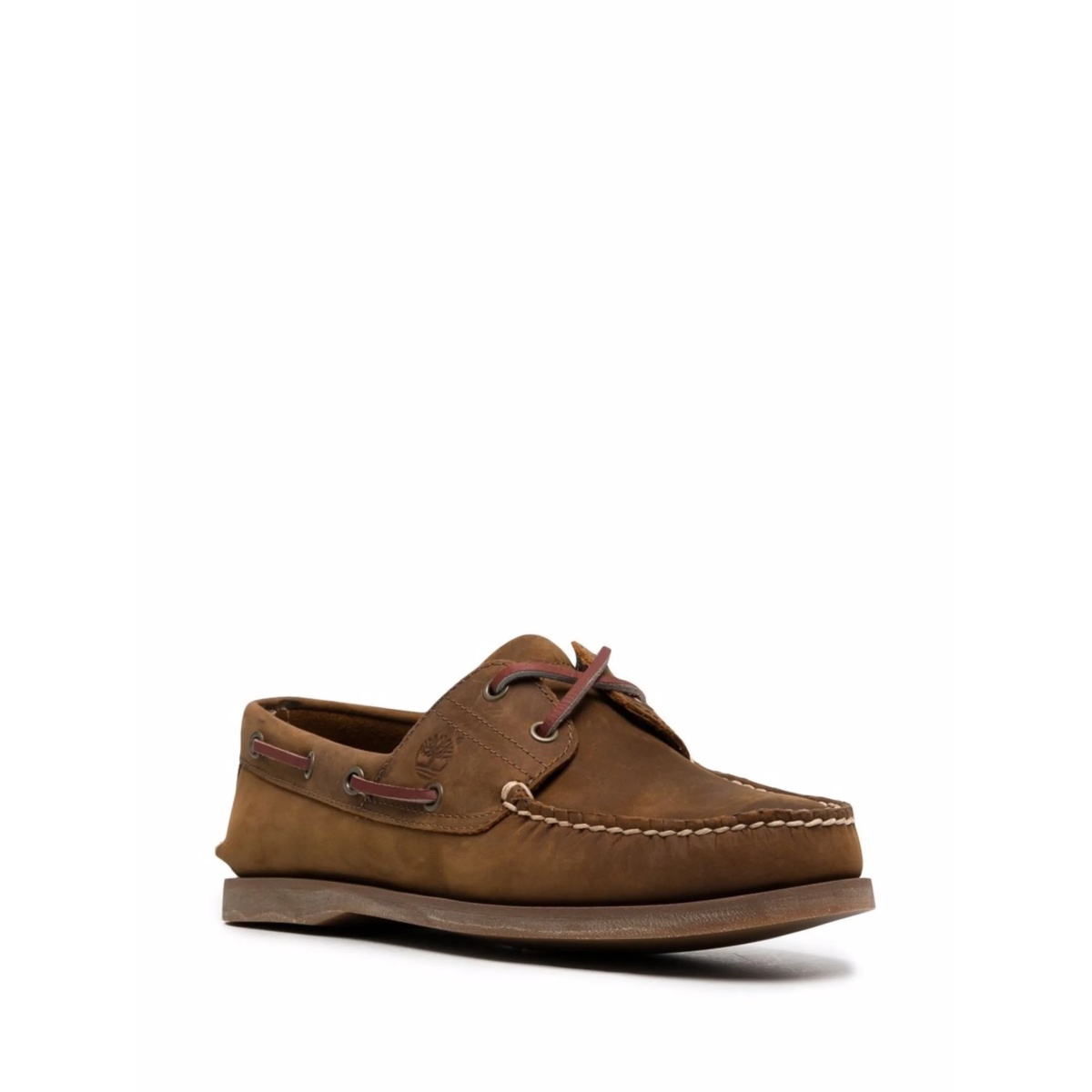 stitched leather boat shoes - Img 2