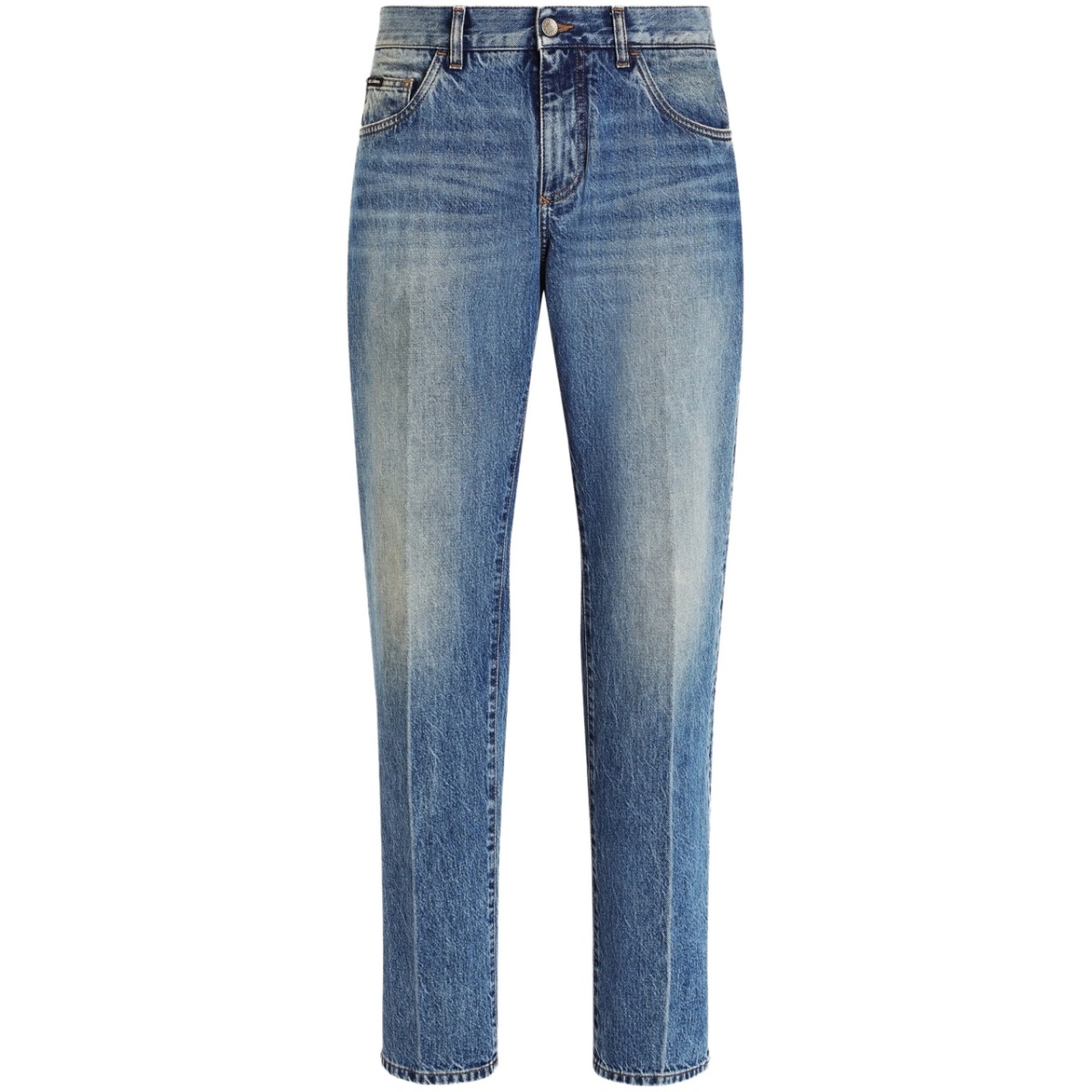 straight-leg jeans