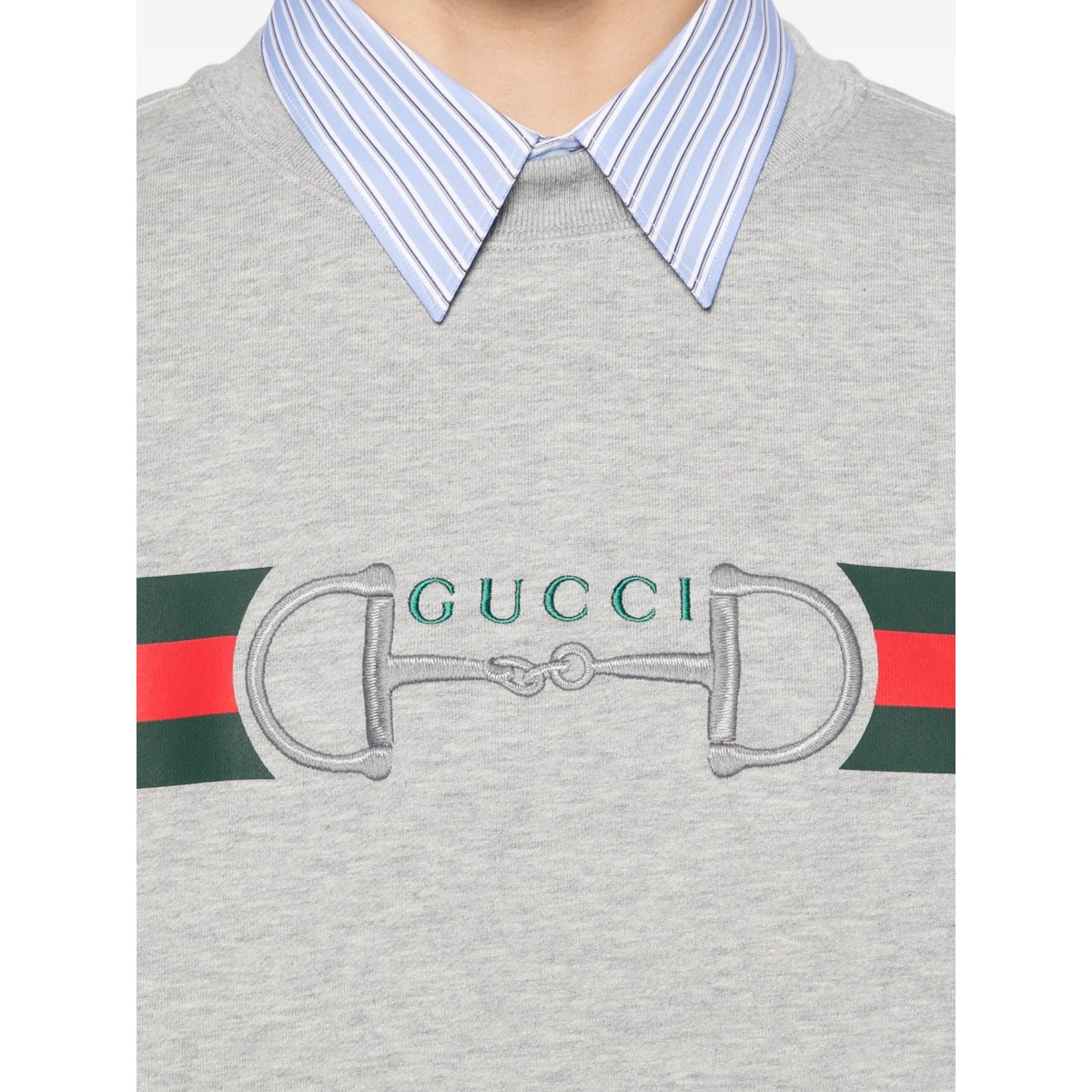 stripe logo sweatshirt - Img 5