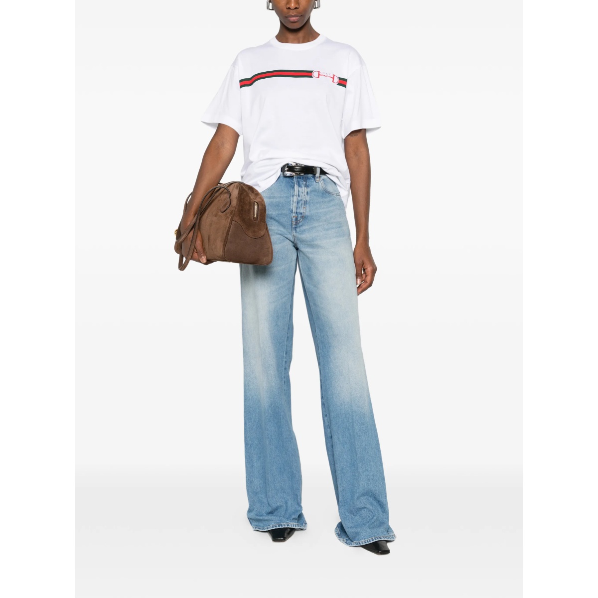 stripe logo T-shirt - Img 2