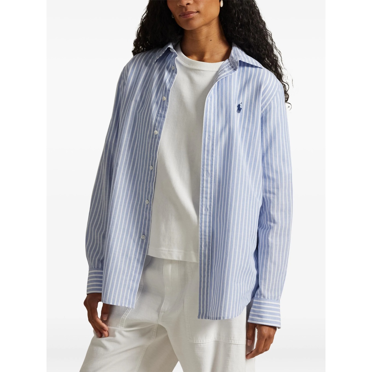 striped button-down shirt - Img 3