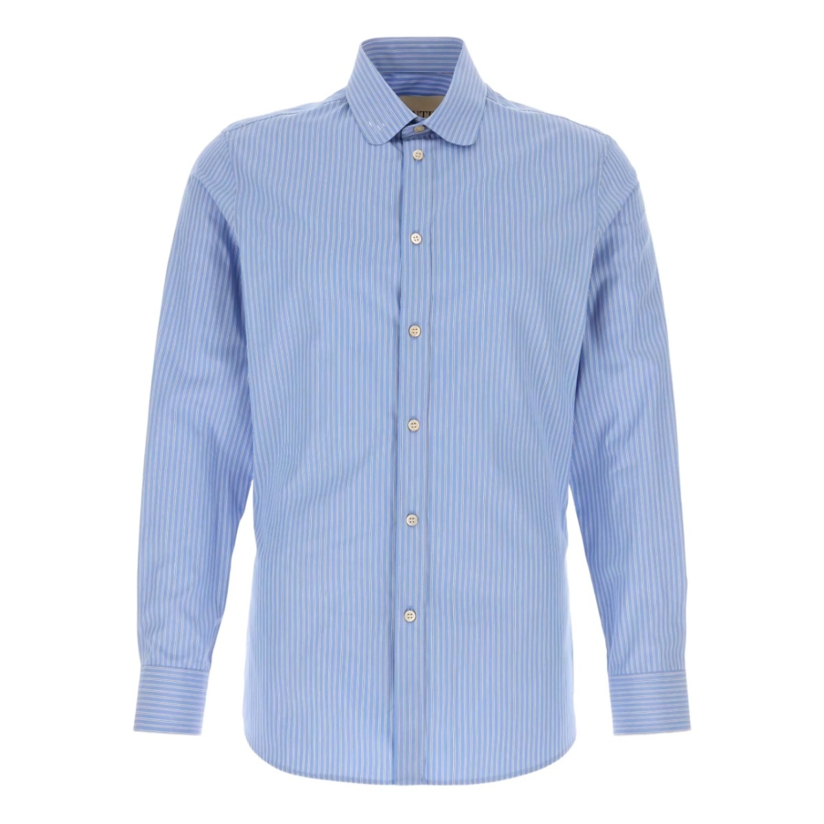 striped button-down shirt