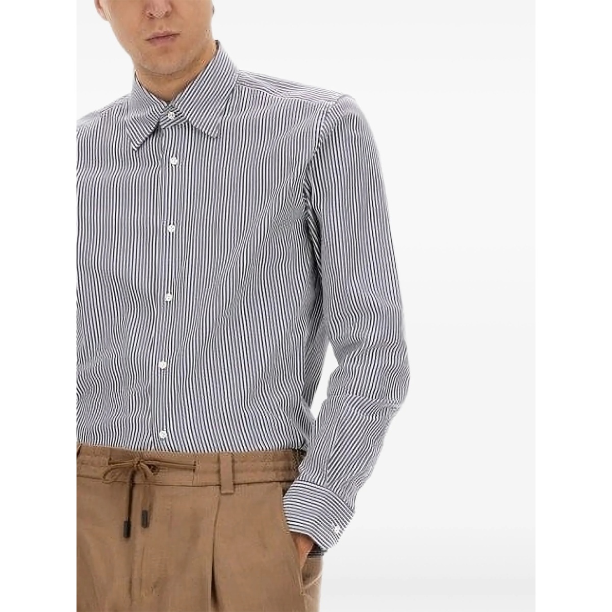 striped camel shirt - Img 3