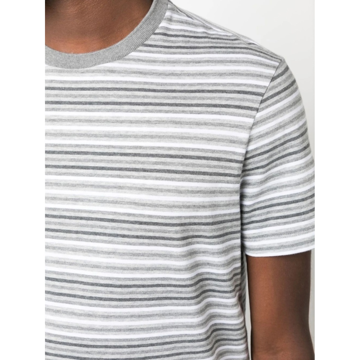 striped cotton T-shirt - Img 5