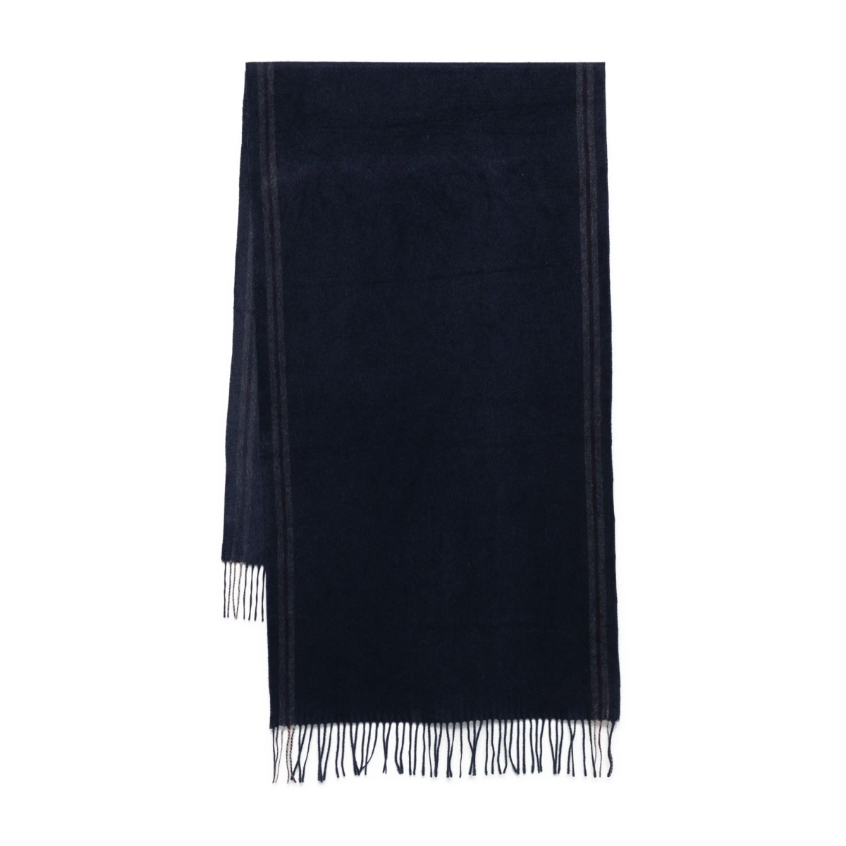 striped fringed scarf