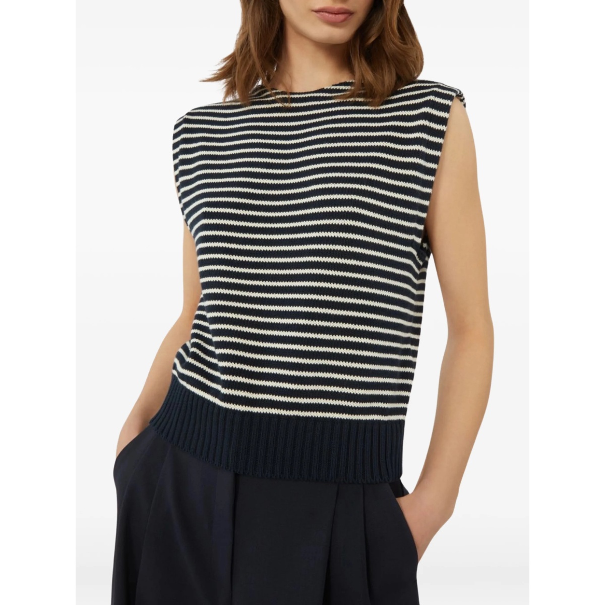 striped knitted top - Img 4