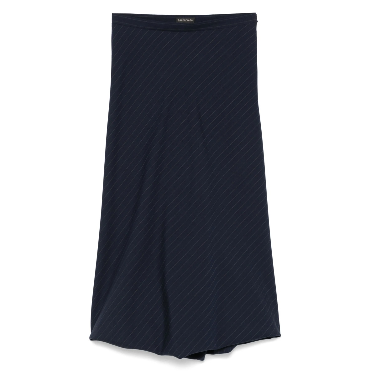 striped midi skirt