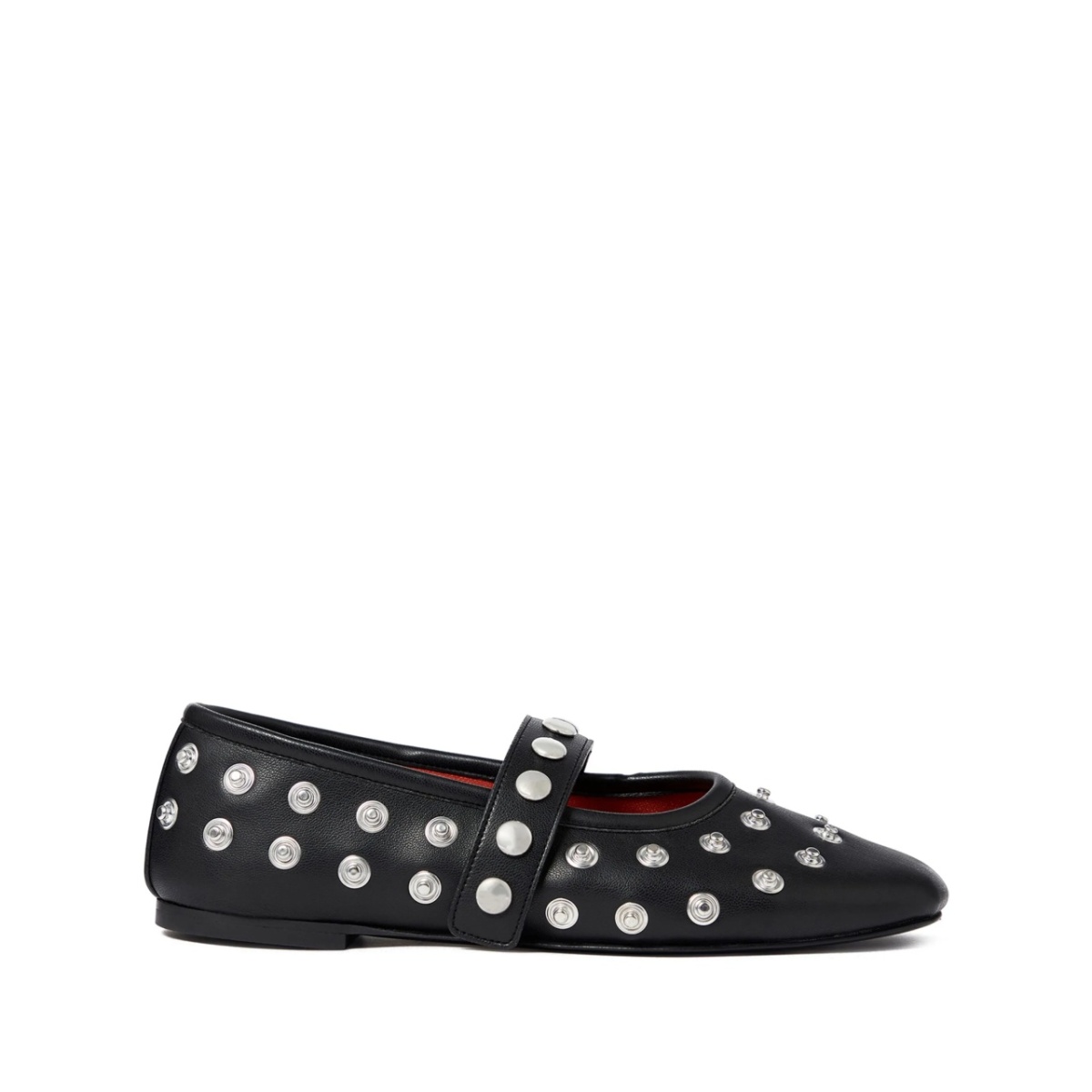 stud-embellished ballerinas