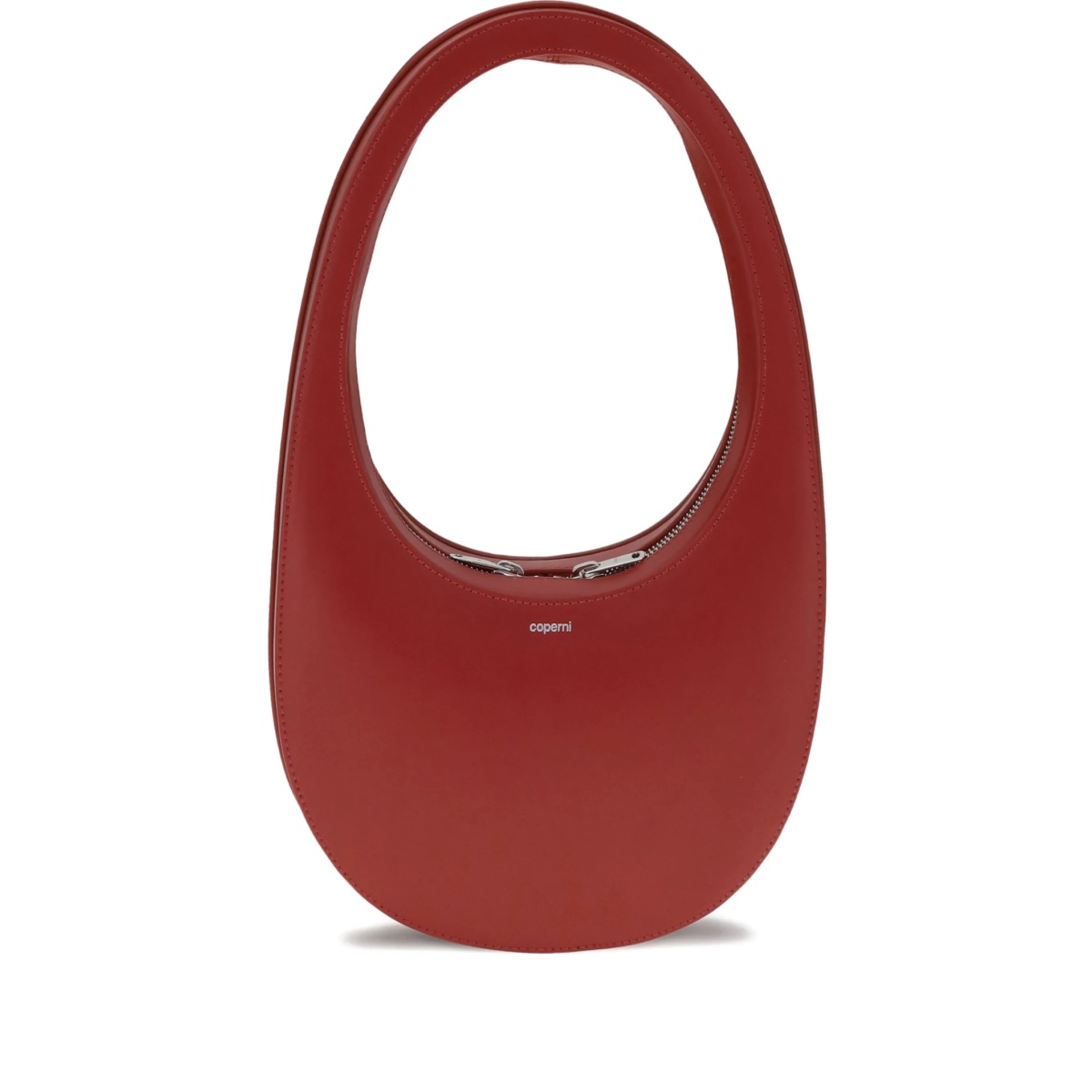 Swipe oval-frame zip shoulder bag