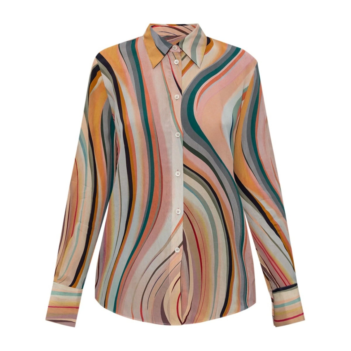 Swirl-print shirt