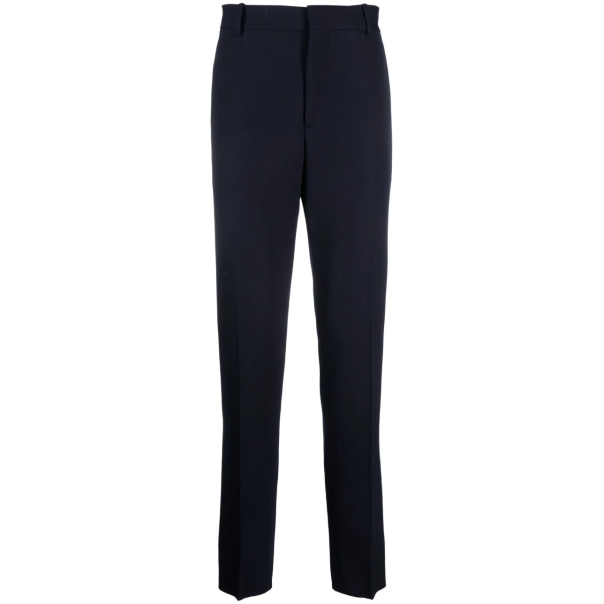 tailored straight-leg trousers