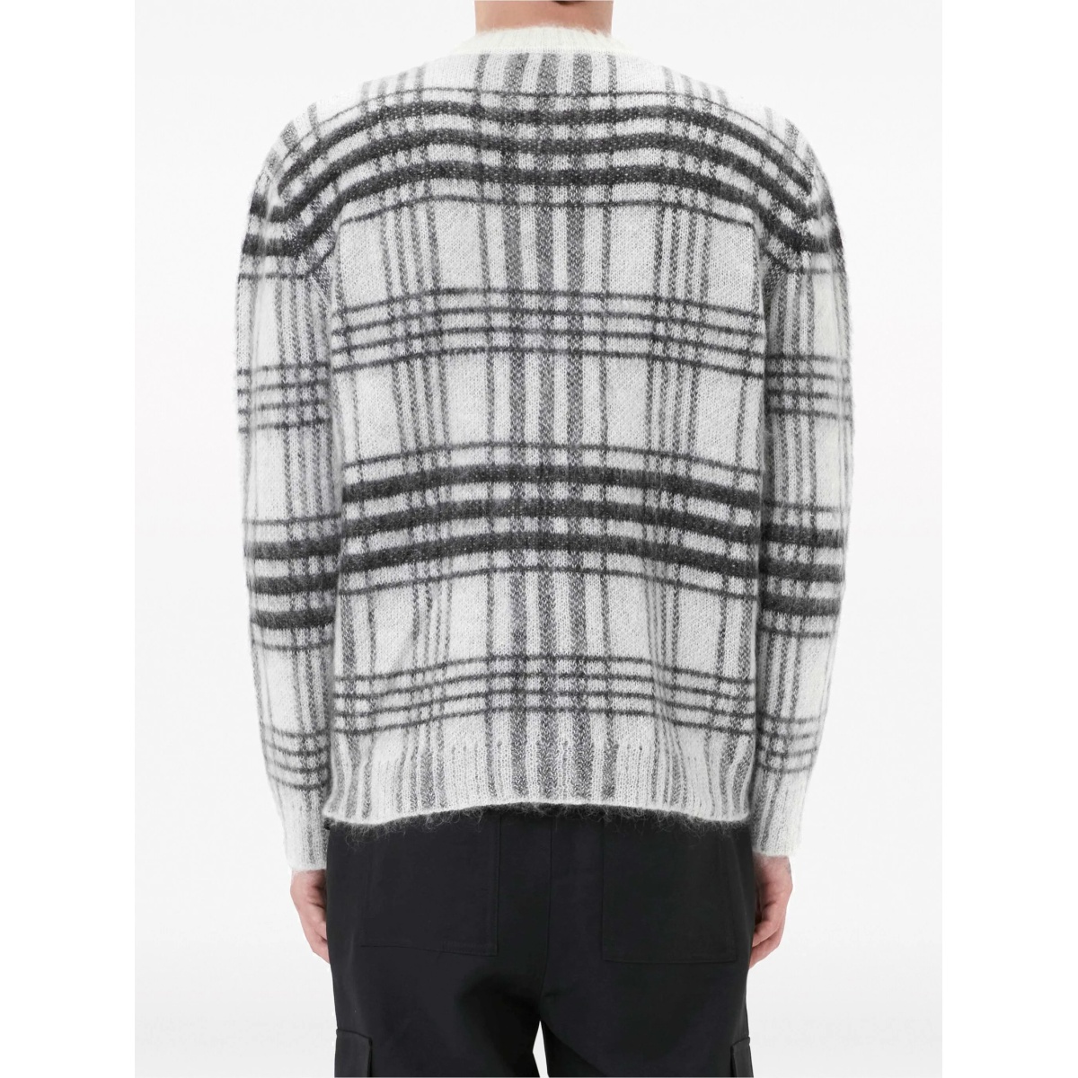 tartan-check crew-neck jumper - Img 5