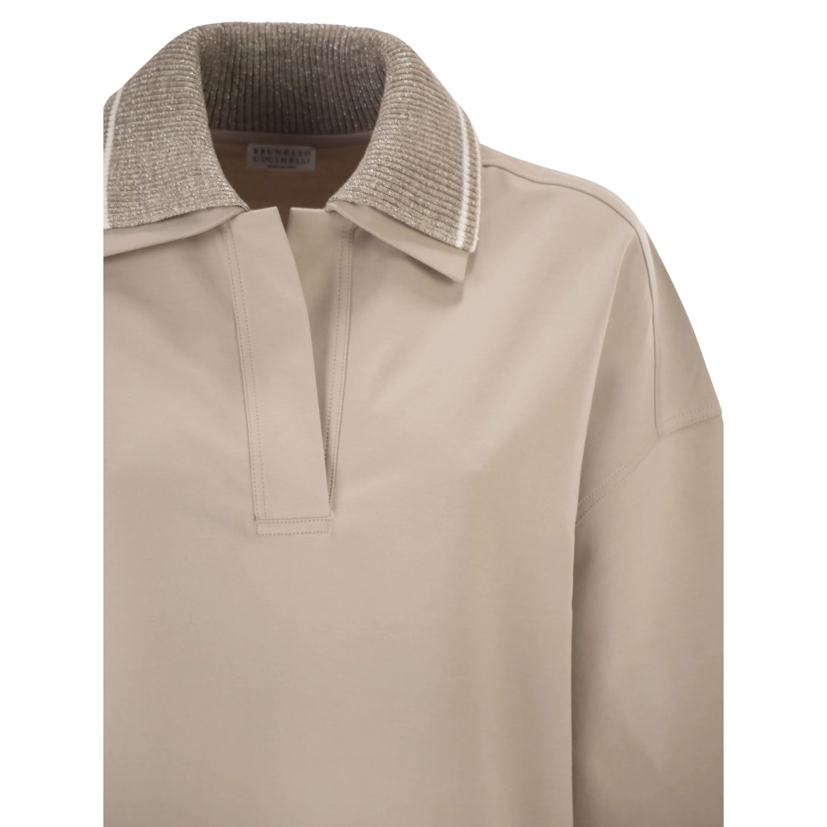 Techno Couture fleece polo top - Img 4