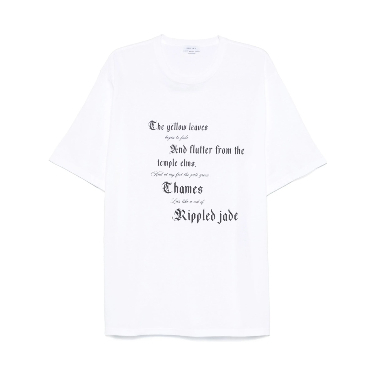 text-print T-shirt