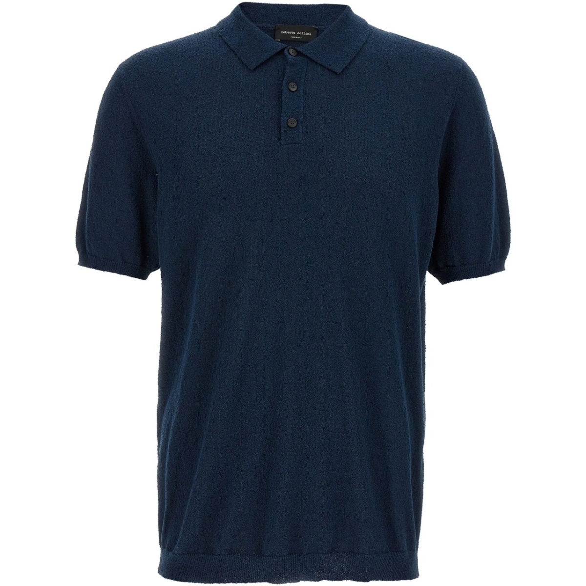 textured polo shirt