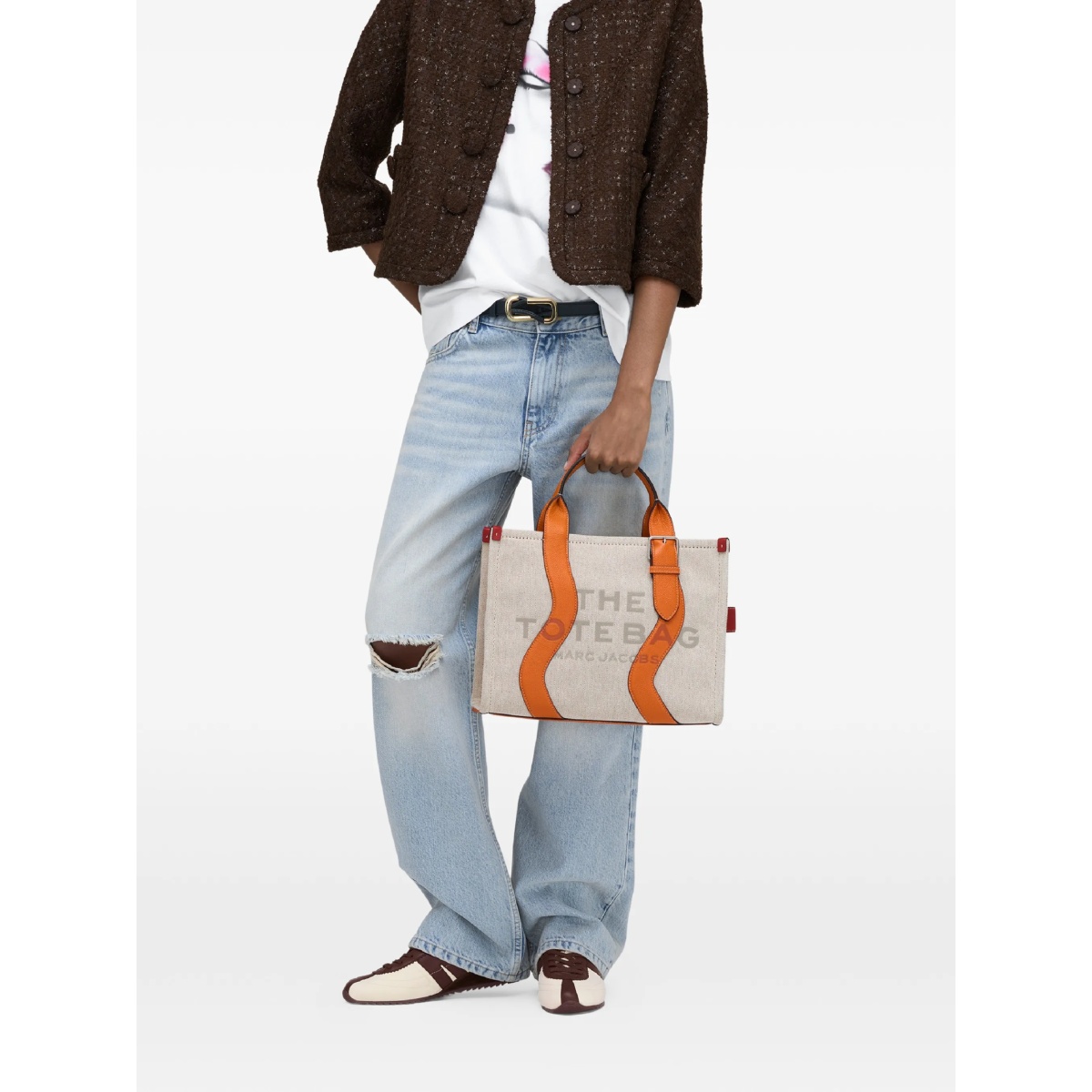 The Medium Wavy Canvas tote bag - Img 3