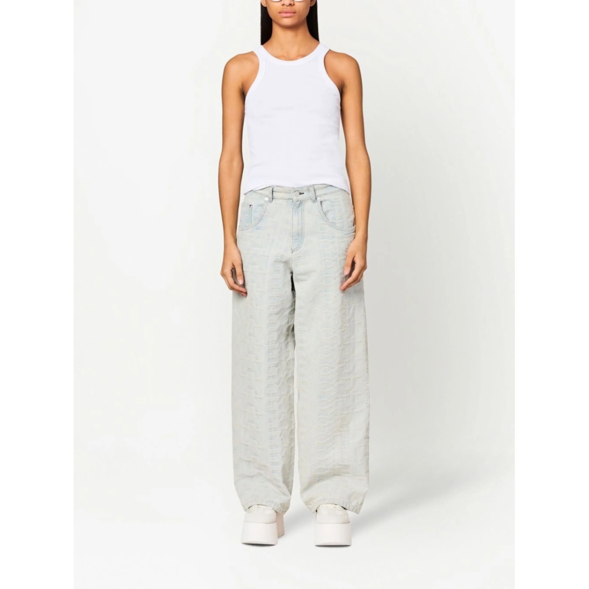 The Monogram wide-leg jeans - Img 3
