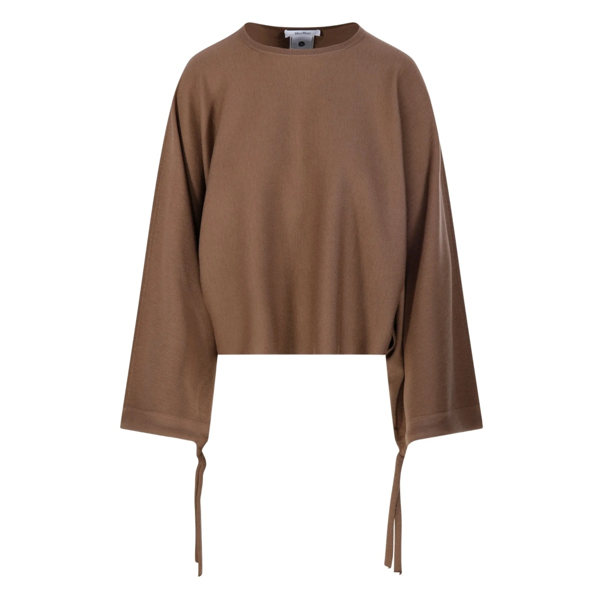 tie-detail sweatshirt