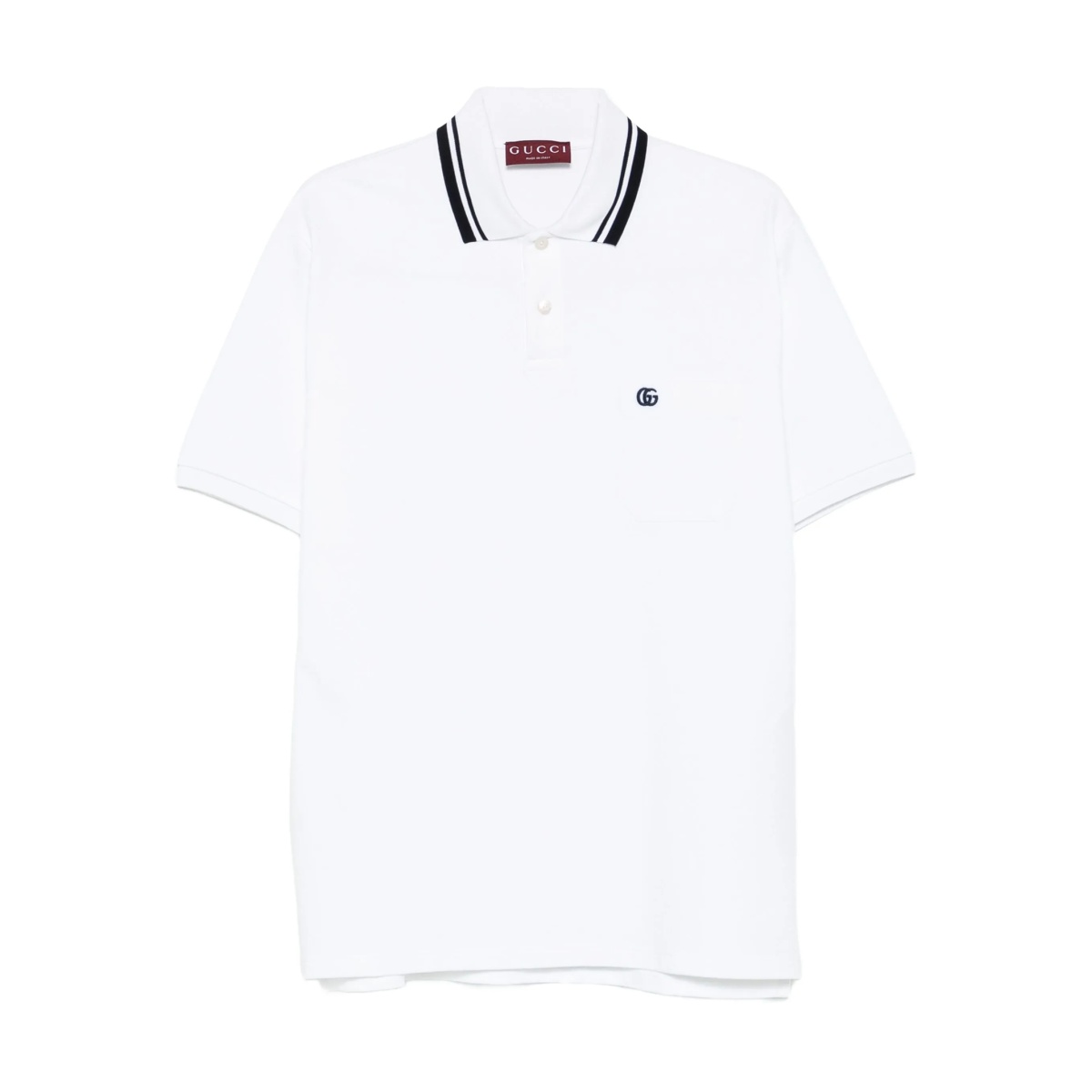 tipped collar polo shirt