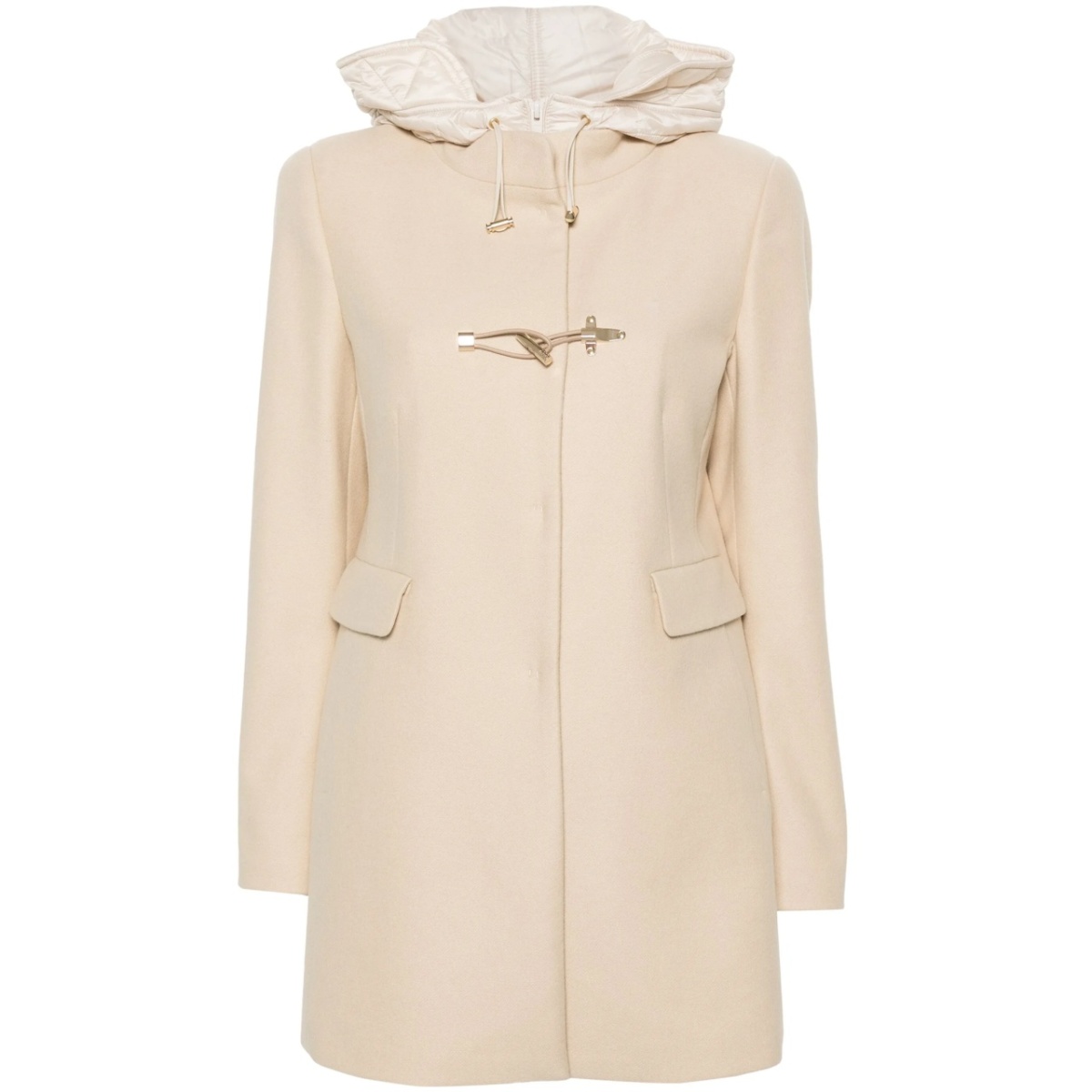 toggle-fastening coat