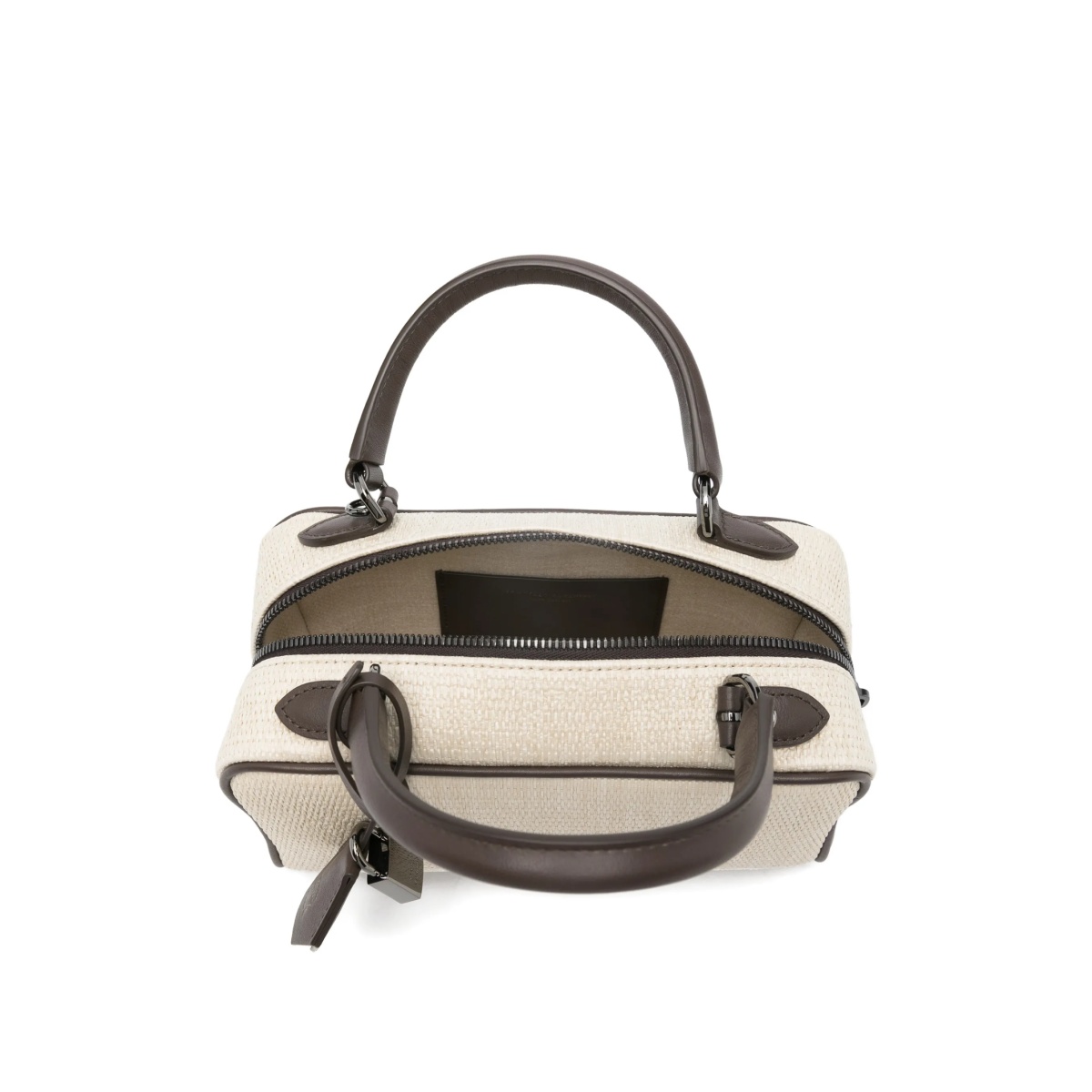 top-handle lock tote bag - Img 5