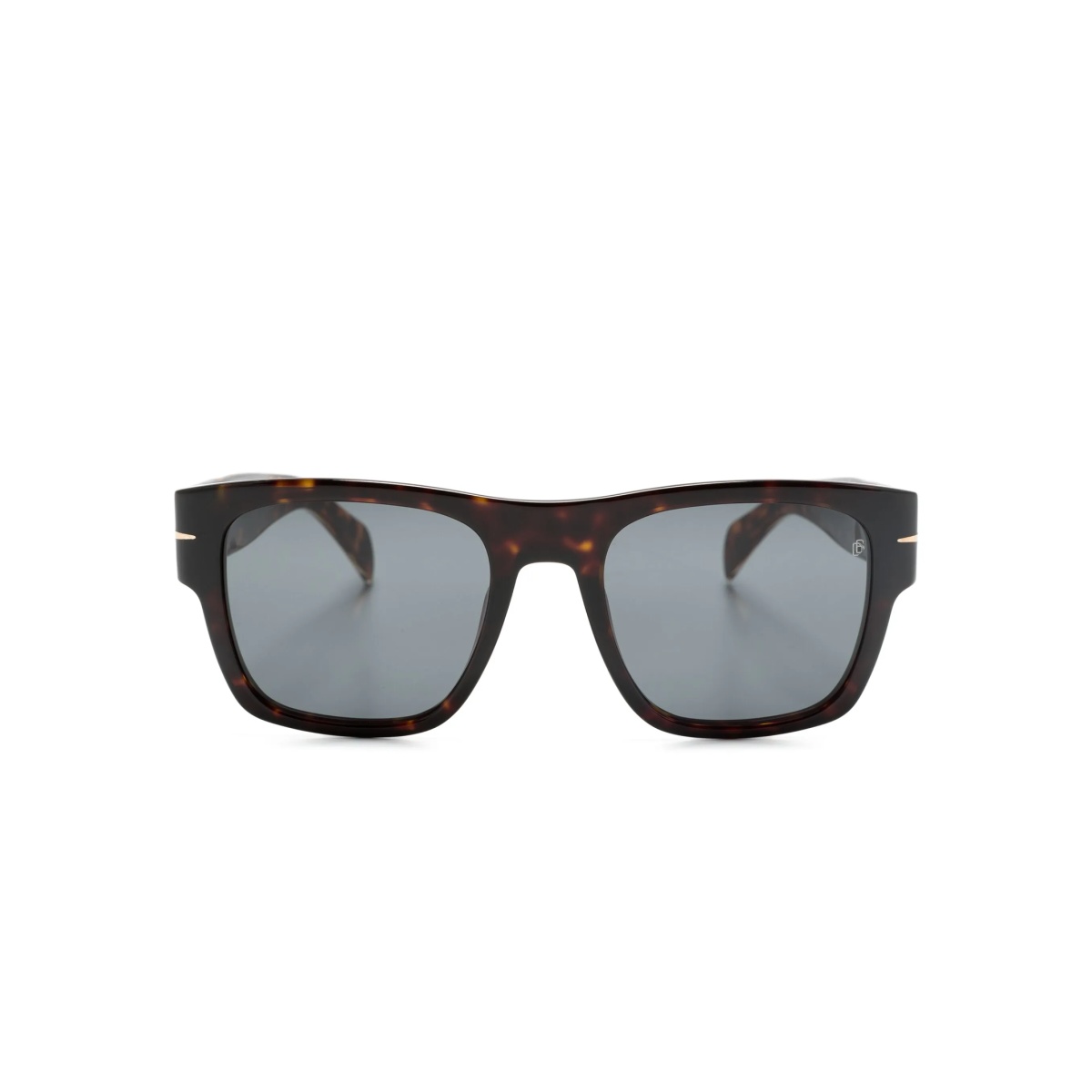 tortoiseshell-effect square-frame sunglasses