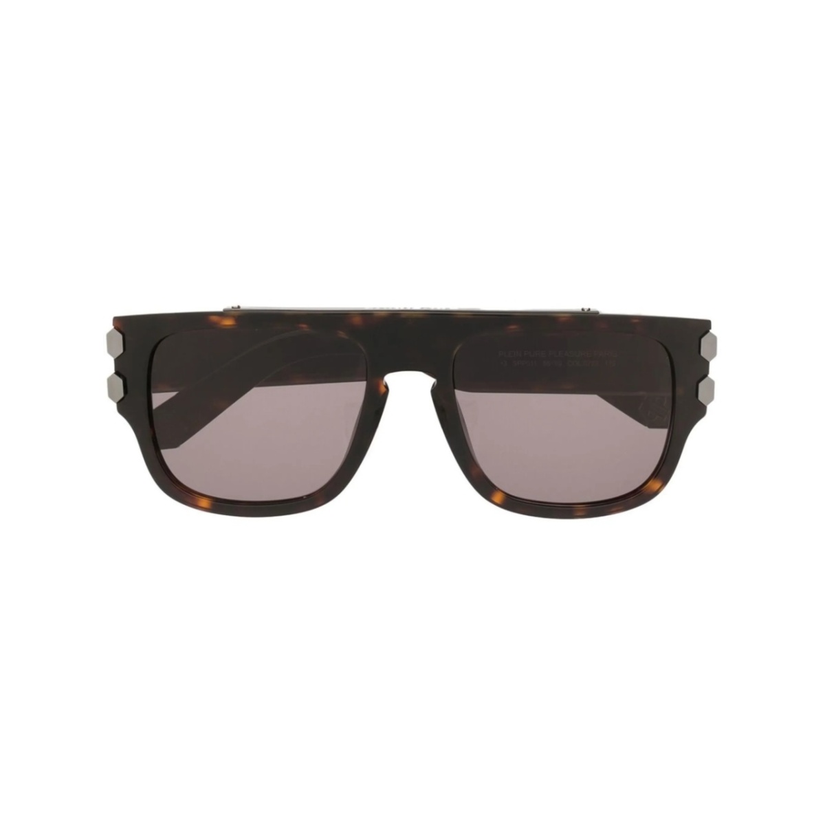 tortoiseshell-effect tinted sunglasses