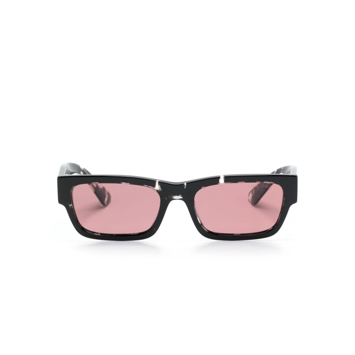 tortoiseshell rectangle-frame sunglasses
