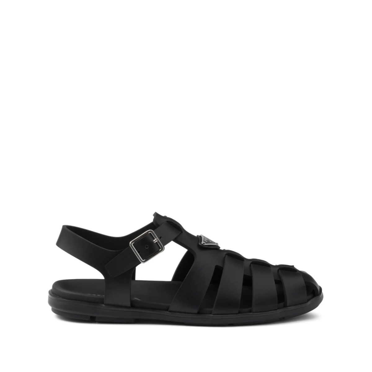 triangle-logo sandals