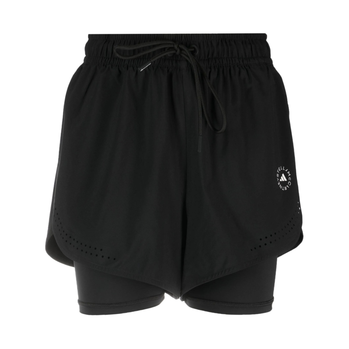 TruePurpose layered track shorts
