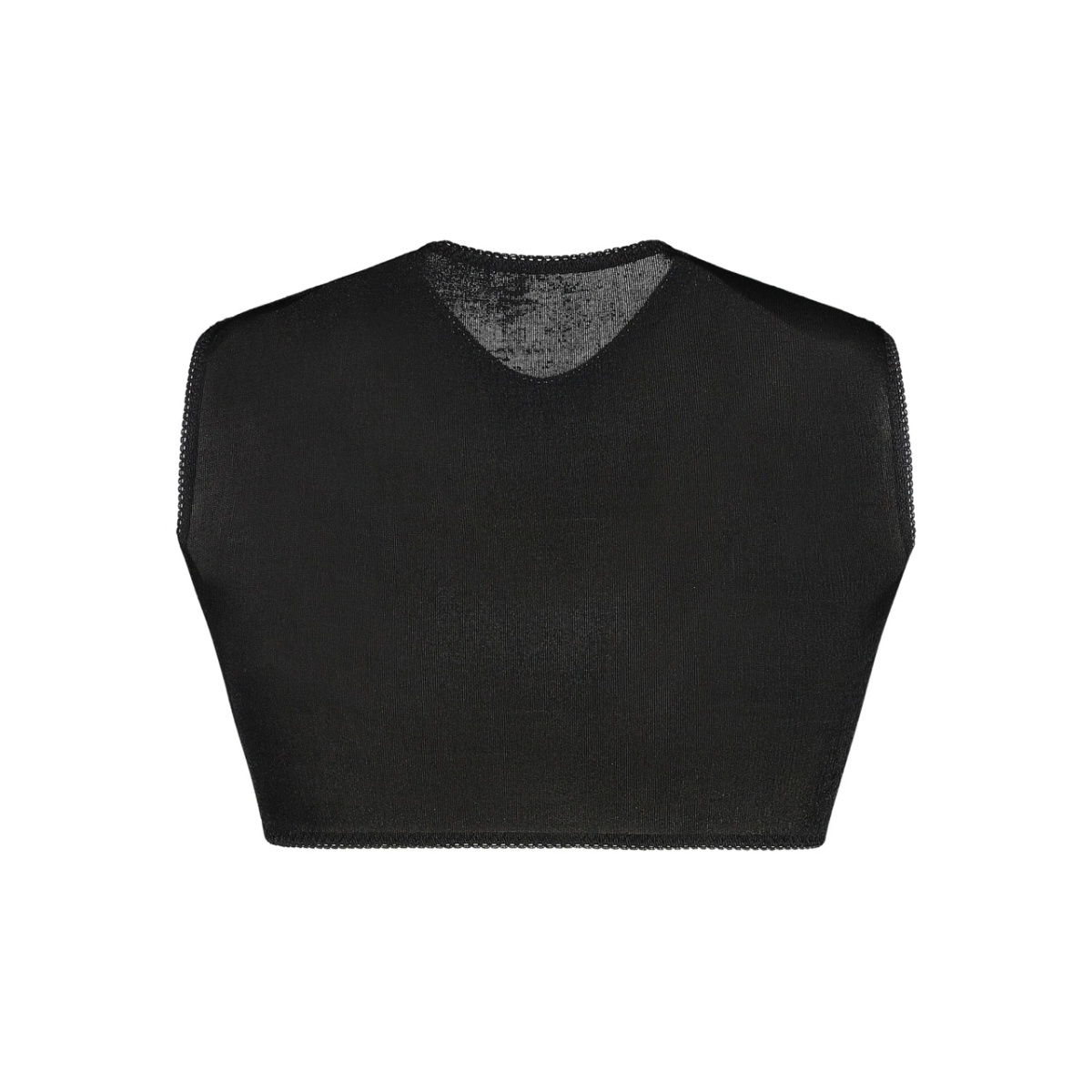twisted-front crop top