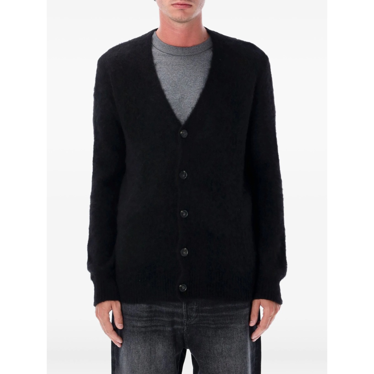 V-neck button cardigan