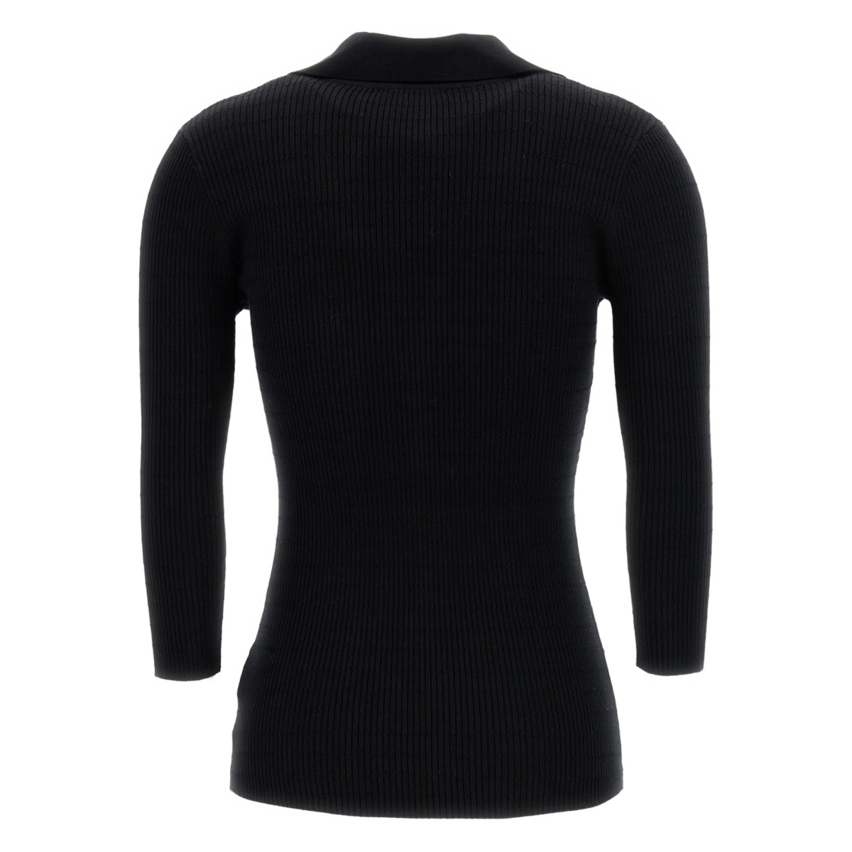 V-neck ribbed sweater - Img 2